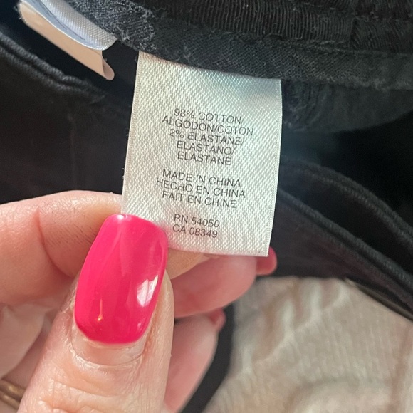 Jones New York Black Stretch Sport Shorts women’s size 8 - Picture 7 of 12